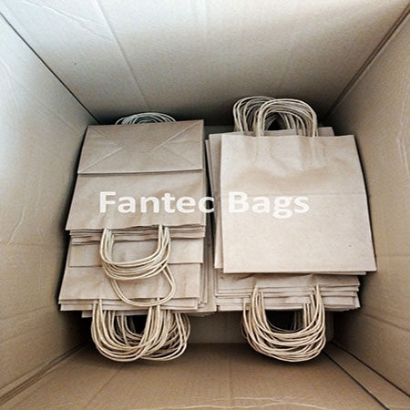 "Moisture gel packs placed inside kraft paper bag shipping boxes for protection."